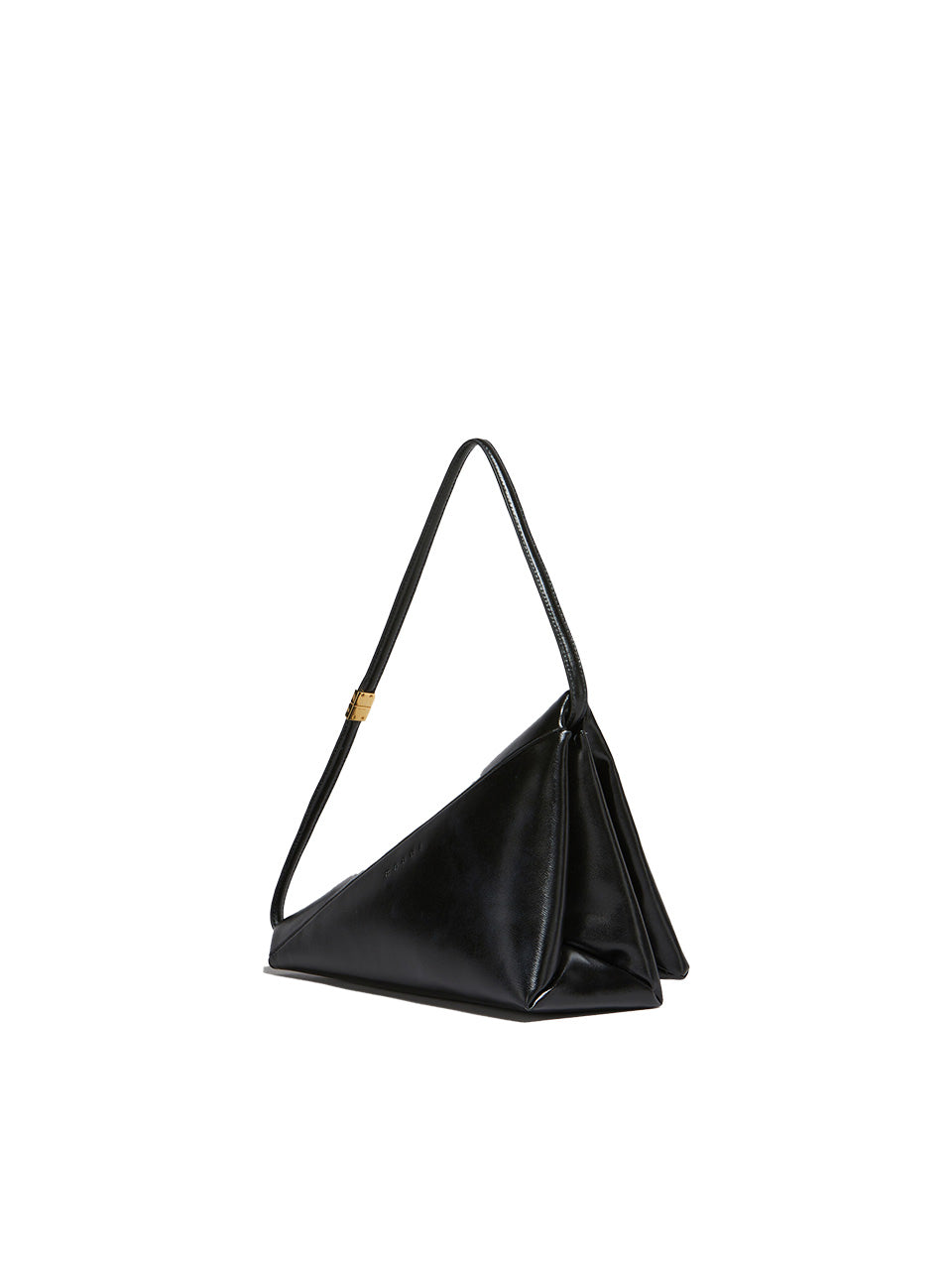 Leather Prisma Triangle Bag