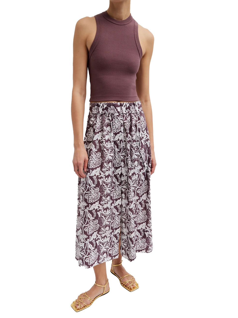 Recycled Nylon Batik Full Skirt