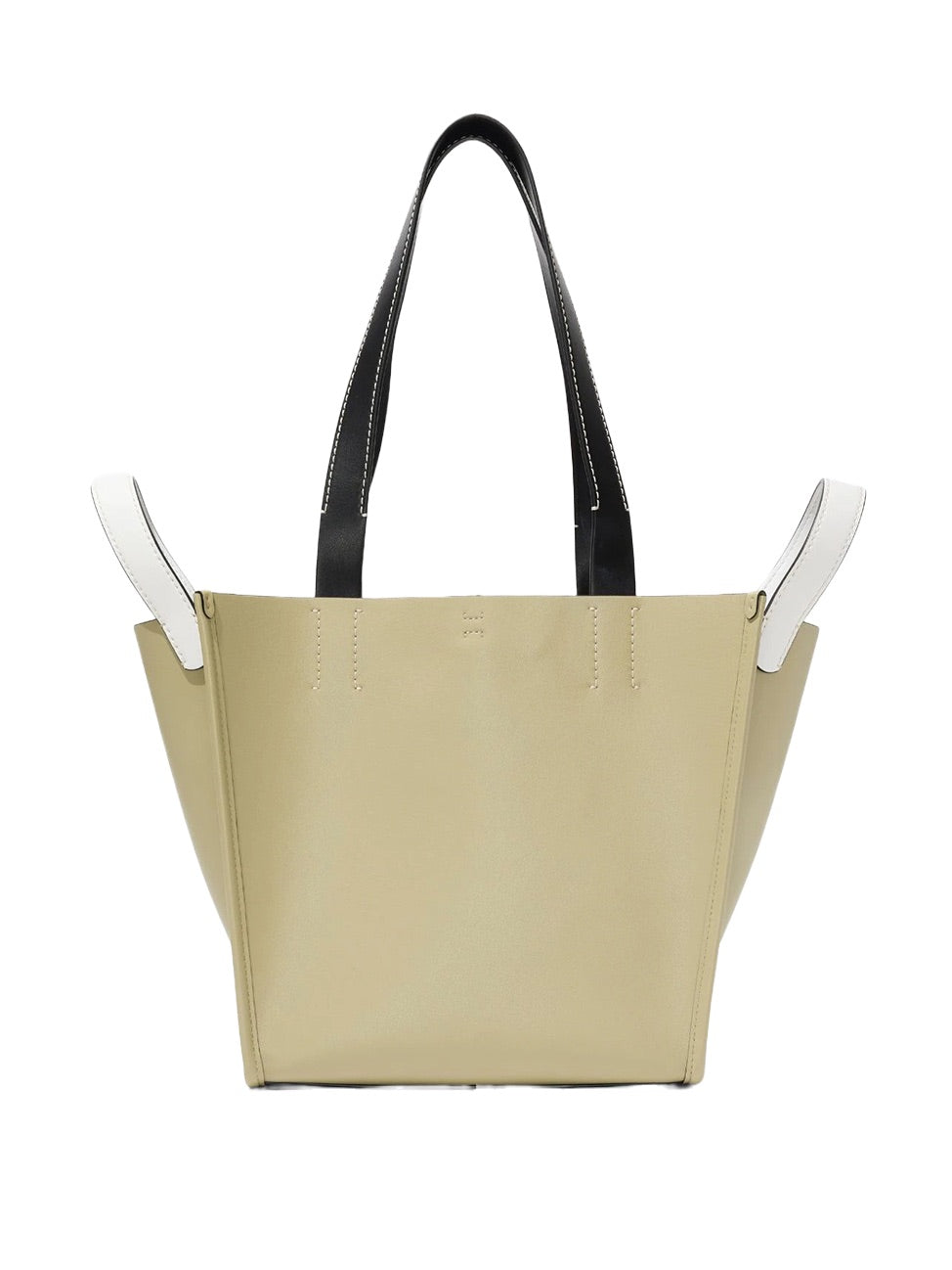 Large Mercer Leather Tote in Stone