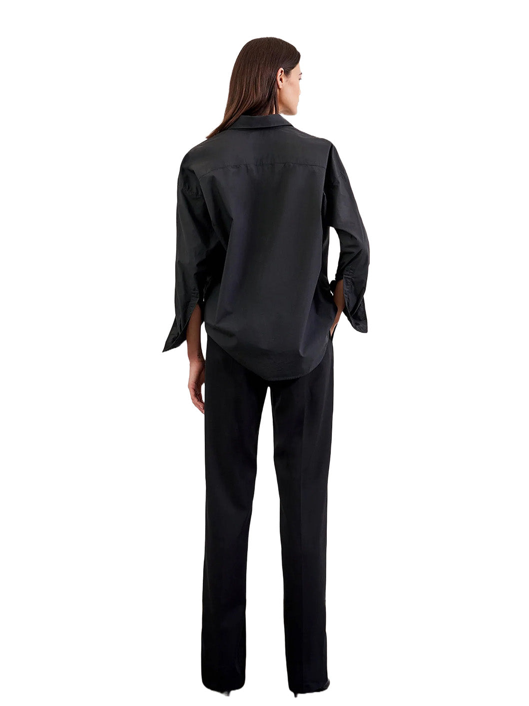 Mael Oversized Shirt in Black