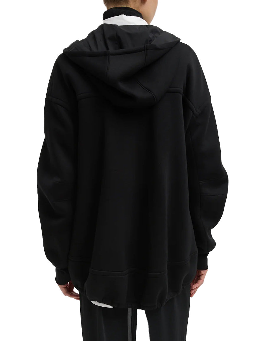 Techy Viscose Zip Up Hoodie