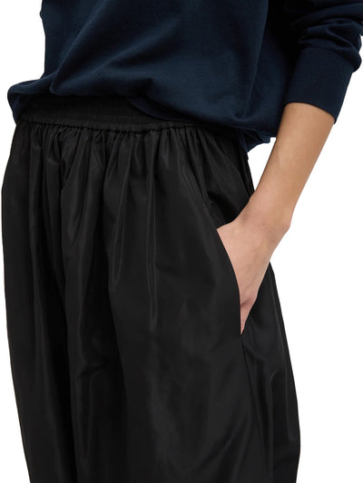 Italian Sporty Nylon Pleated Jalouise Skirt