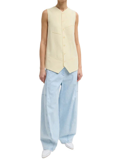 Tropical Wool Easy Vest