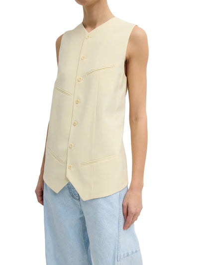 Tropical Wool Easy Vest