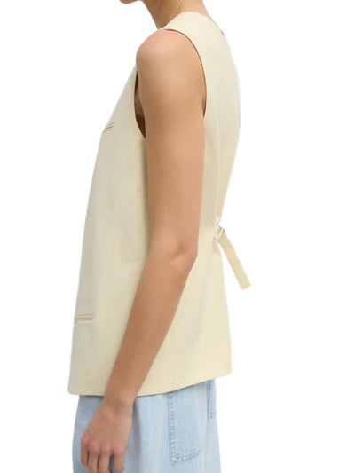 Tropical Wool Easy Vest