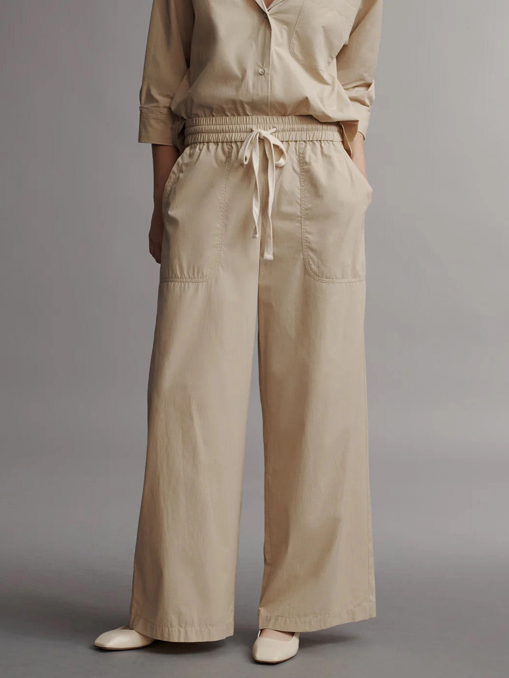 Main Street Pant in Vintage Washed Cotton Poplin