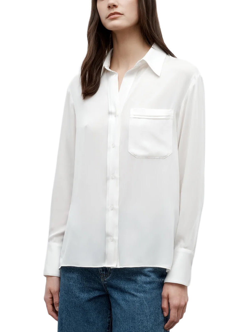 New Joey Shirt in Silk Georgette
