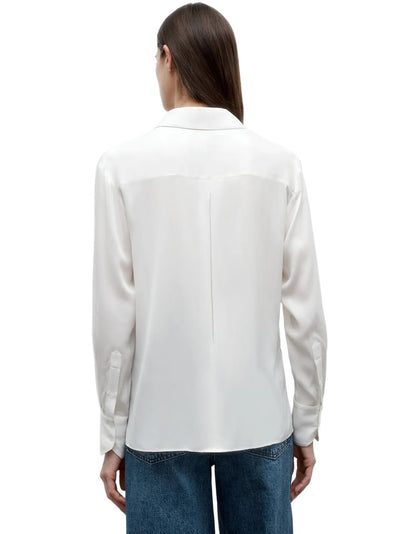 New Joey Shirt in Silk Georgette