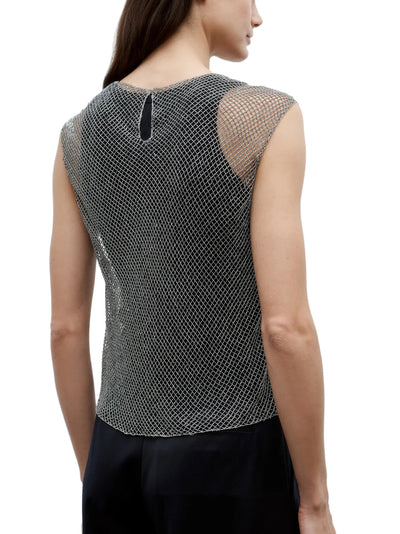Chloe Top in Micro Bugle Beads