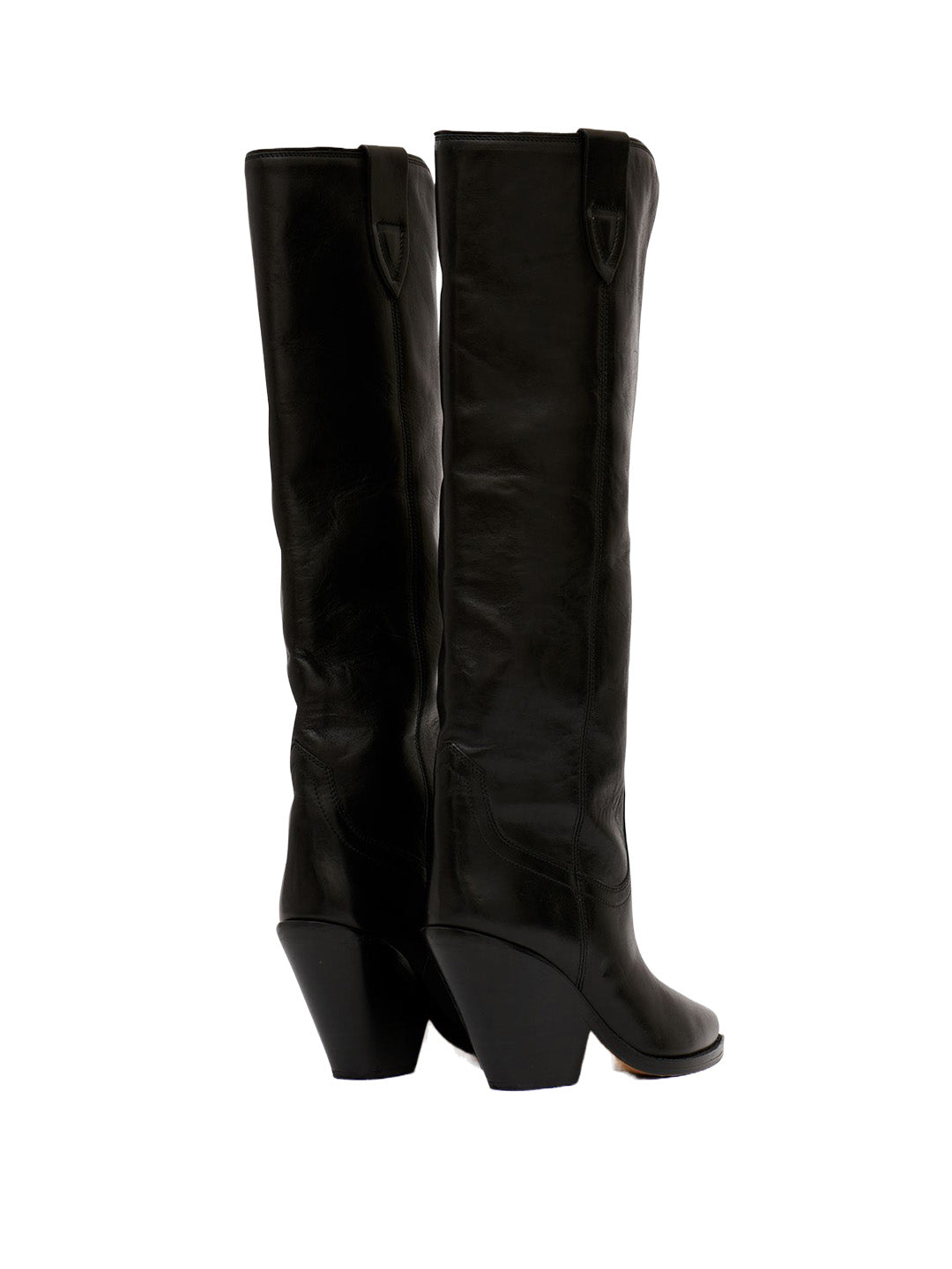 Lomero Leather Boots in Black