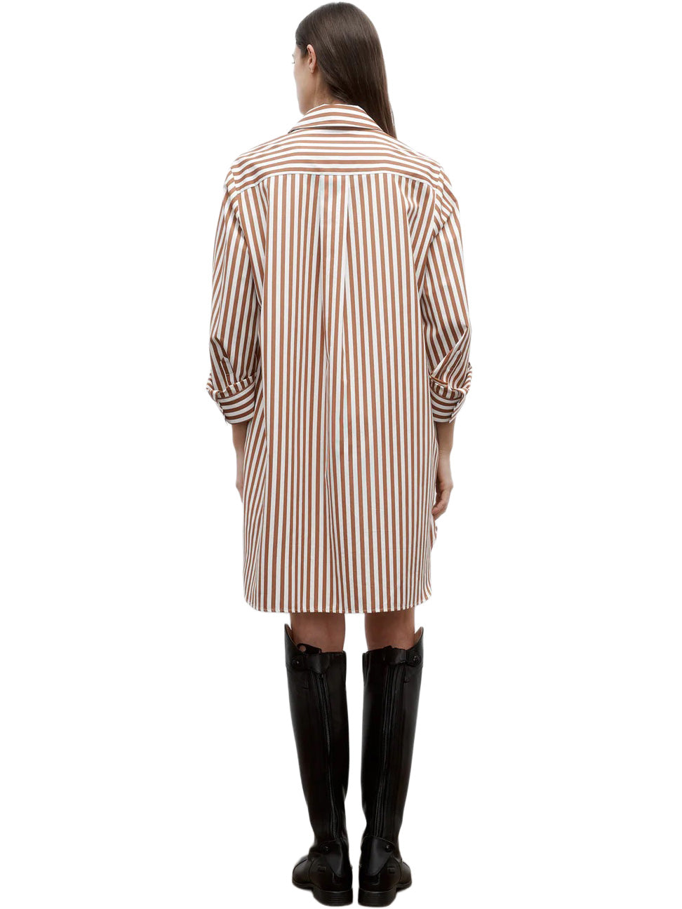 Morning After Dress in Epoque Stripe Cotton