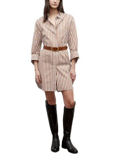 Morning After Dress in Epoque Stripe Cotton