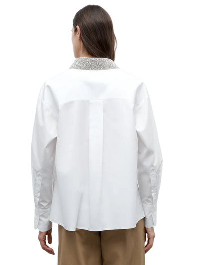 E.B. Shirt with Crystal Collar