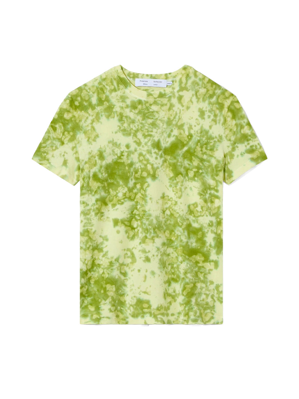 Tie Dye T-Shirt in Green/Citron