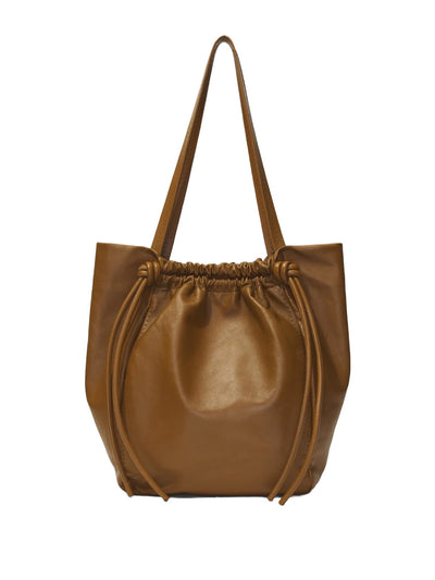 Drawstring Tote in Bark
