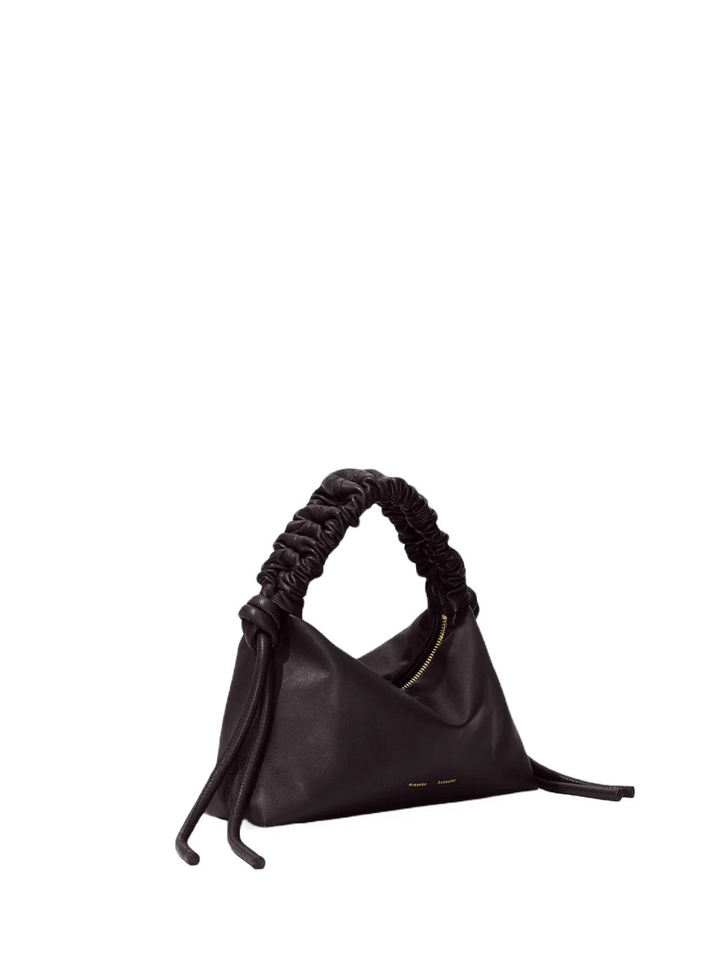 Mini Drawstring Bag in Black