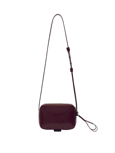 Watts Leather Camera Bag in Bordeaux