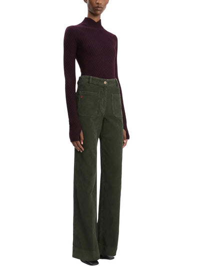 Alina Corduroy Jean in Khaki