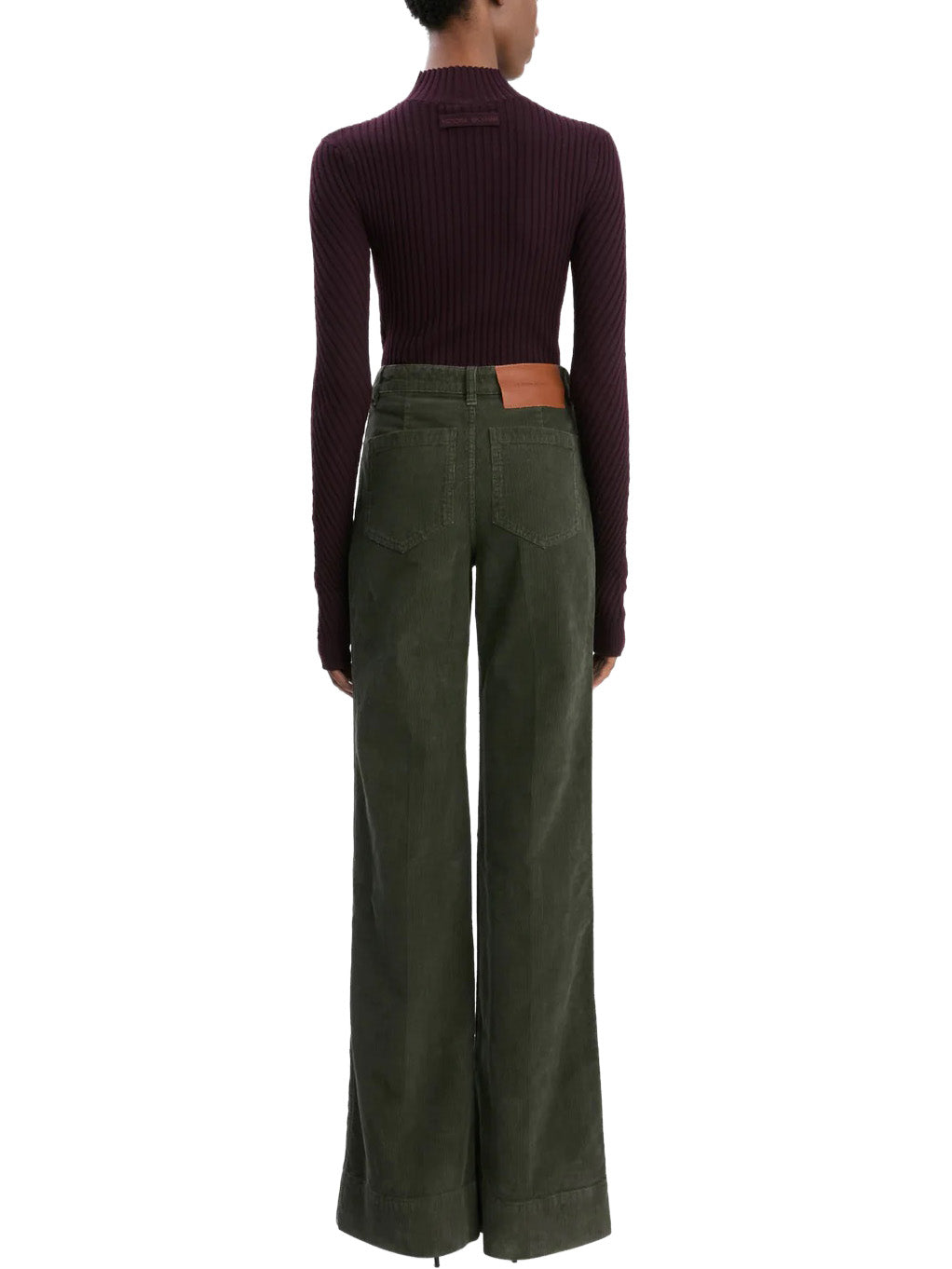 Alina Corduroy Jean in Khaki