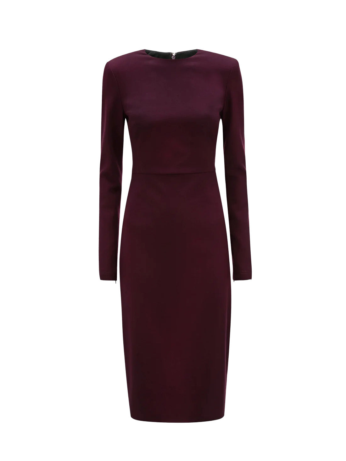 T-Shirt Fitted Dress in Deep Mahogany