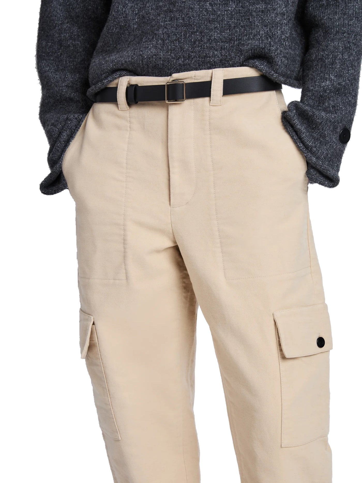 Kay Cargo Pant in Brushed Cotton