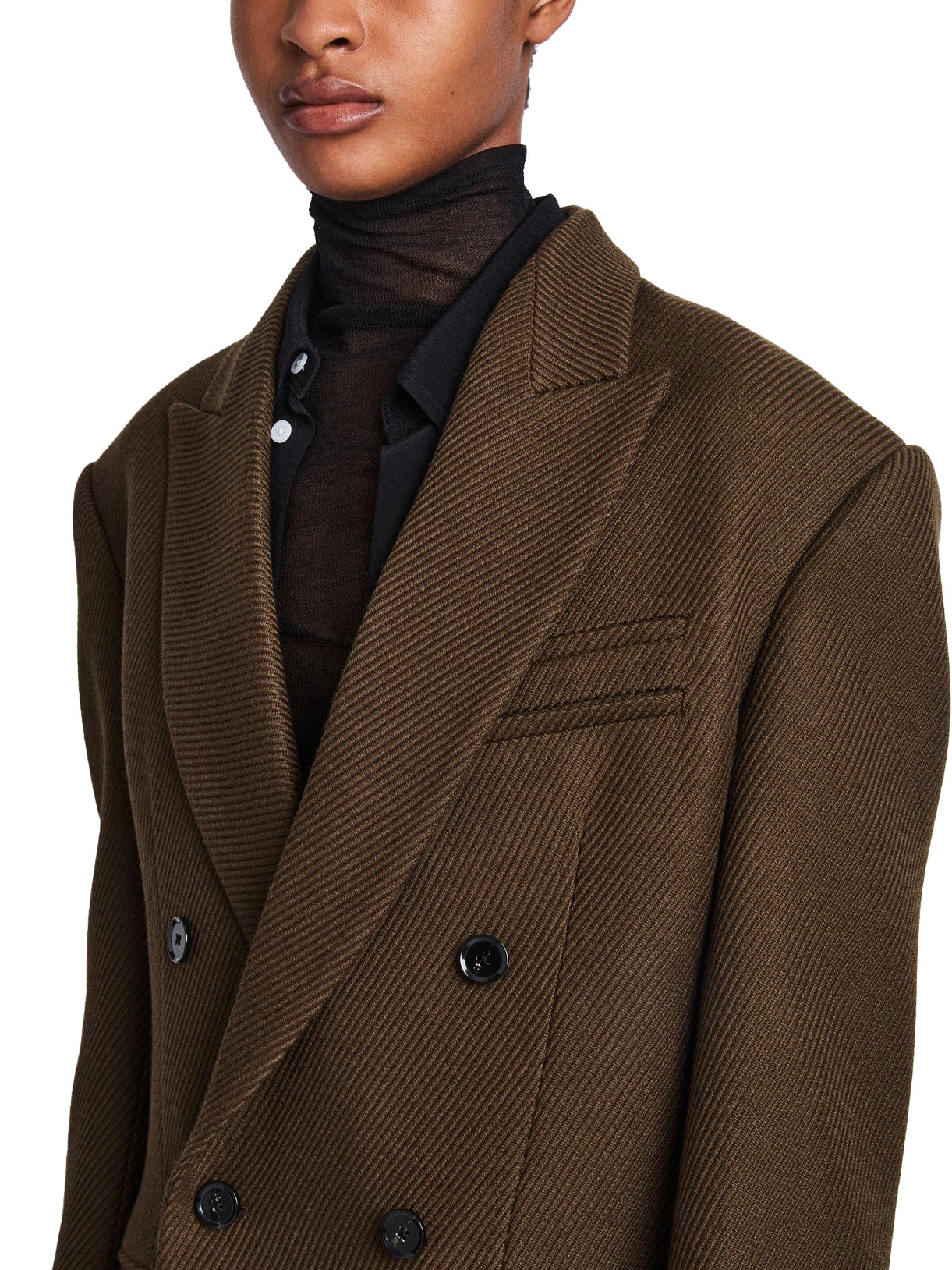 Henri Coat In Wool Twill