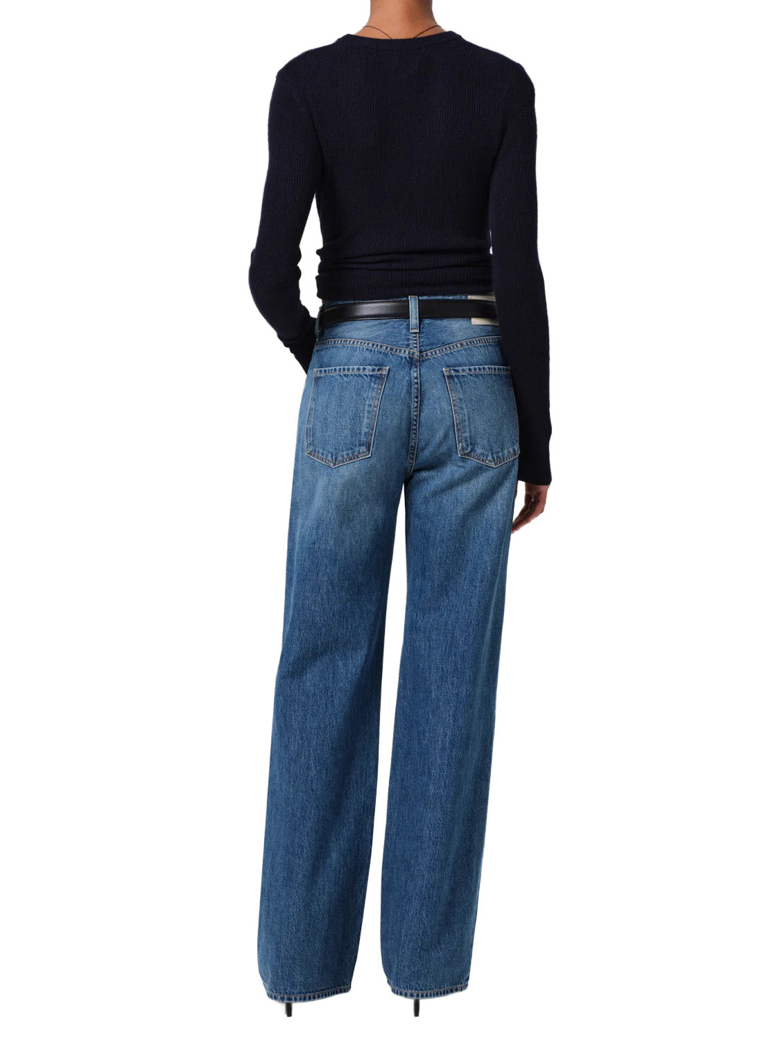 Annina High Rise Wide Leg 30" in Sunland
