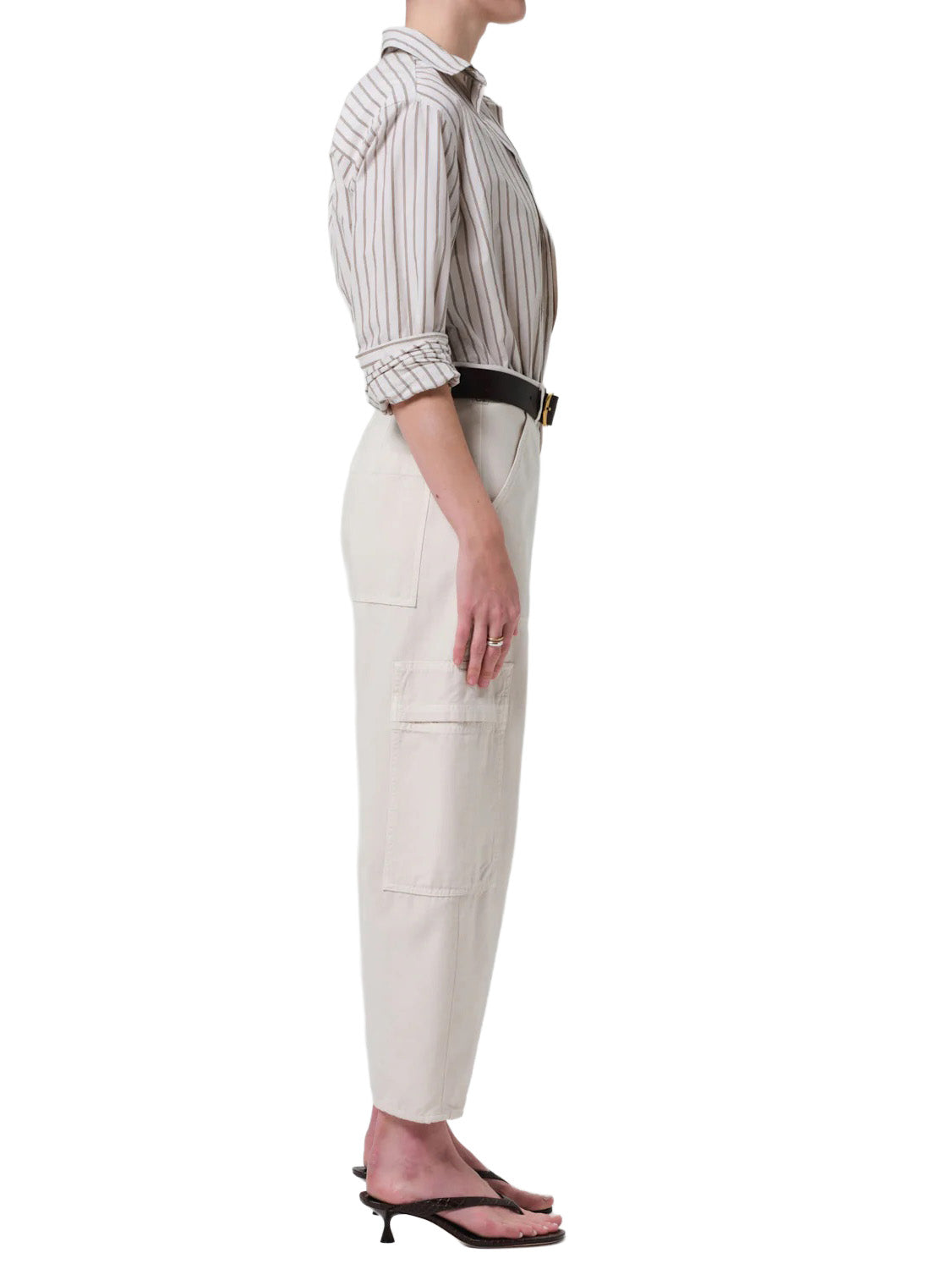 Marcelle Low Slung Easy Cargo In Almondette