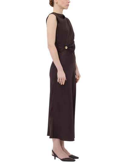 ROAN Draped Metal Ornament Dress