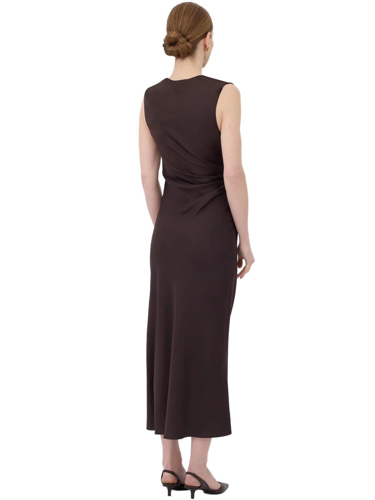 ROAN Draped Metal Ornament Dress