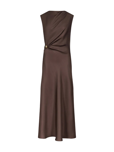 ROAN Draped Metal Ornament Dress