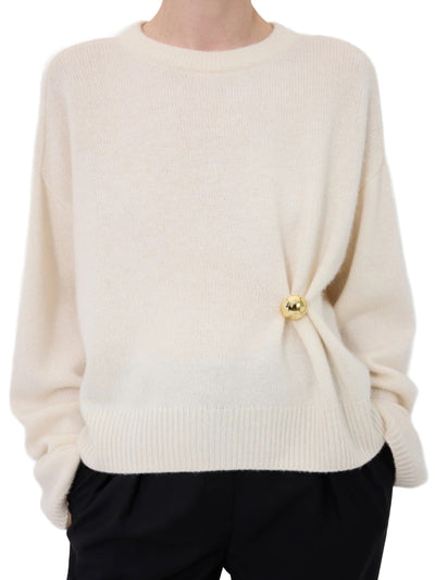 BILL Metal Ornament Cashmere Sweater