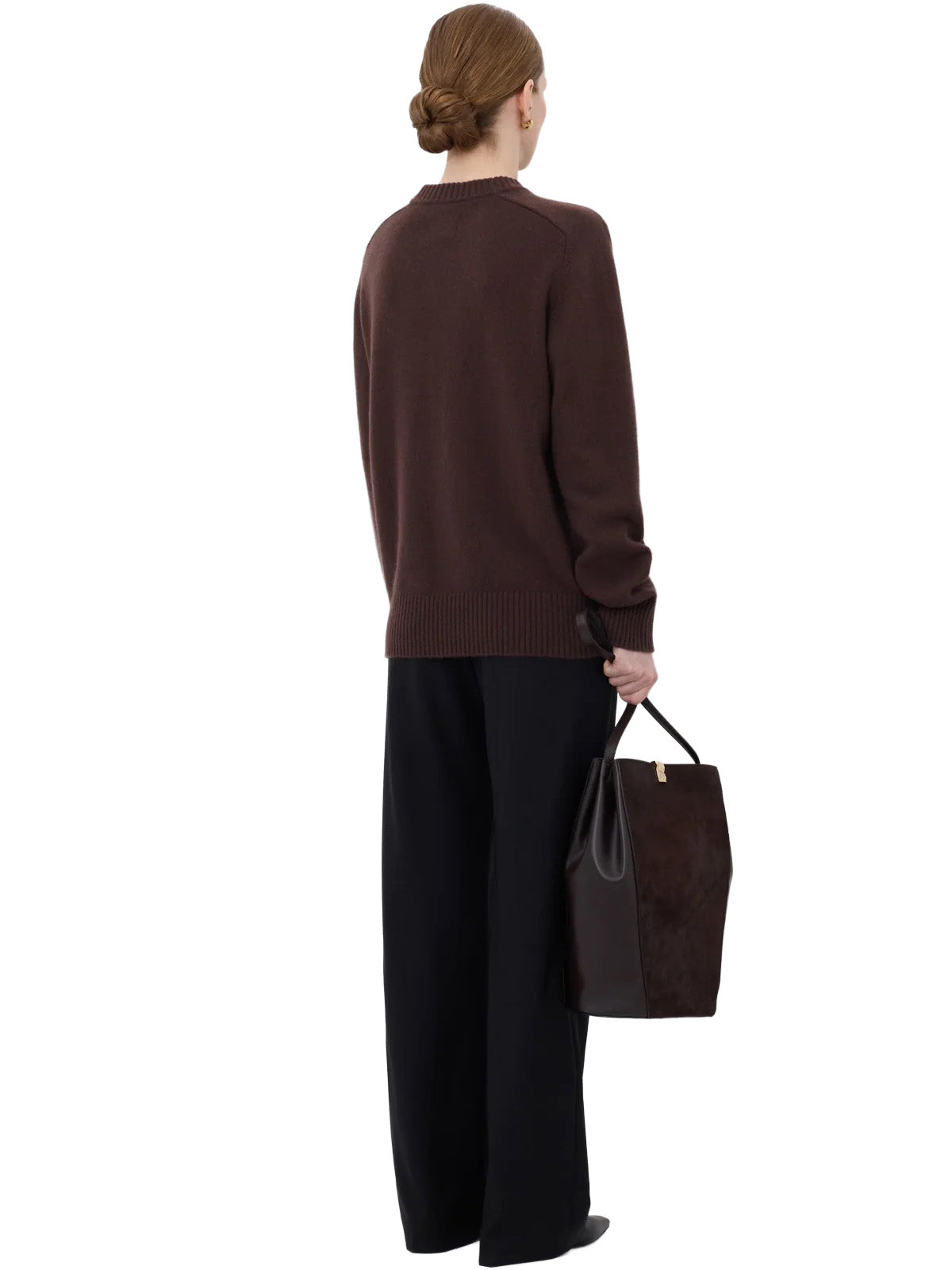 BALTRA LDS Cashmere Sweater in Brown