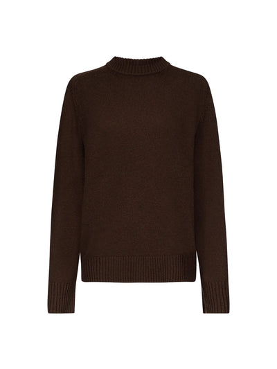 BALTRA LDS Cashmere Sweater in Brown