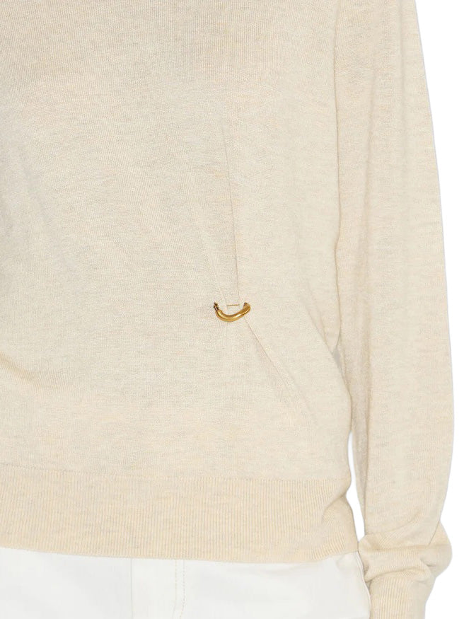 Cosima Draped Knit Sweater
