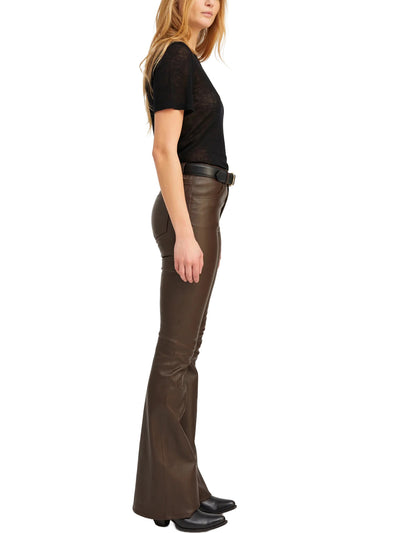 Americano Leather 5 Pocket Micro Flare