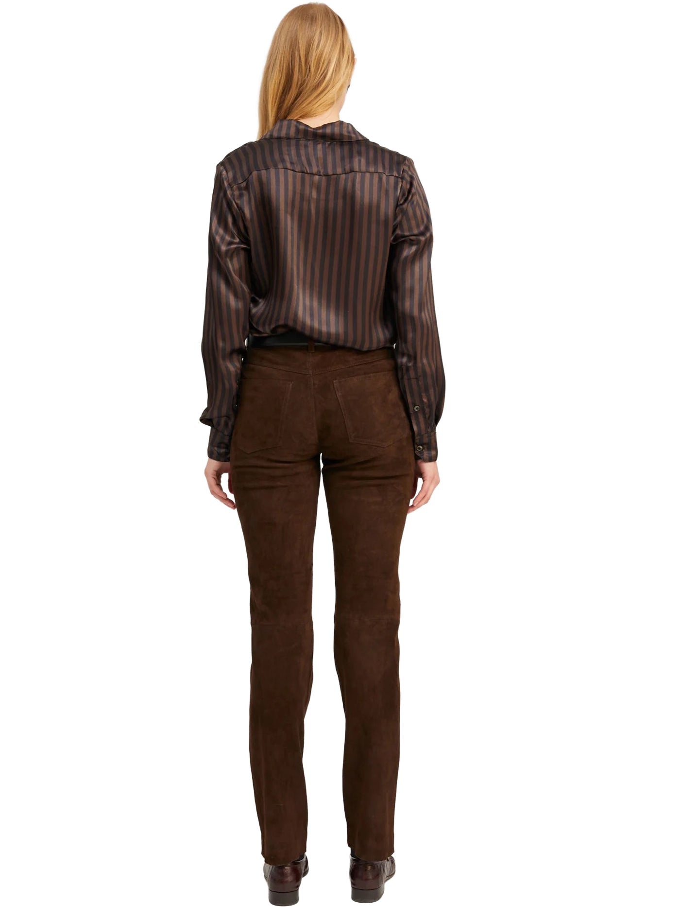 Americano Suede 5 Pocket Slim Straight
