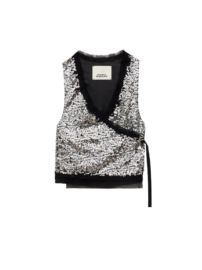 Tahina Sequined Vest