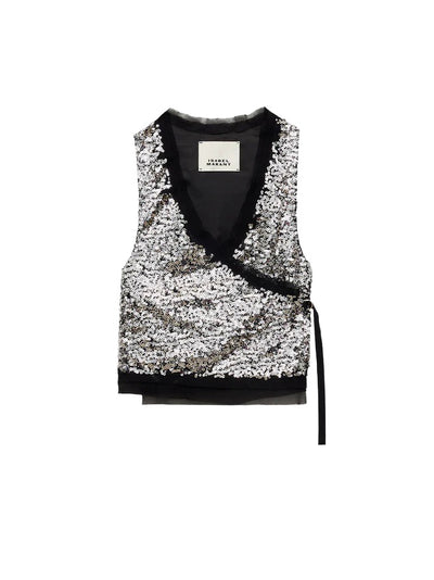 Tahina Sequined Vest