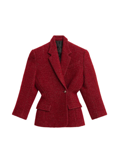 Gallie Jacket in Deep Red
