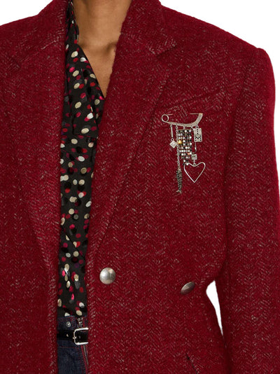 Gallie Jacket in Deep Red