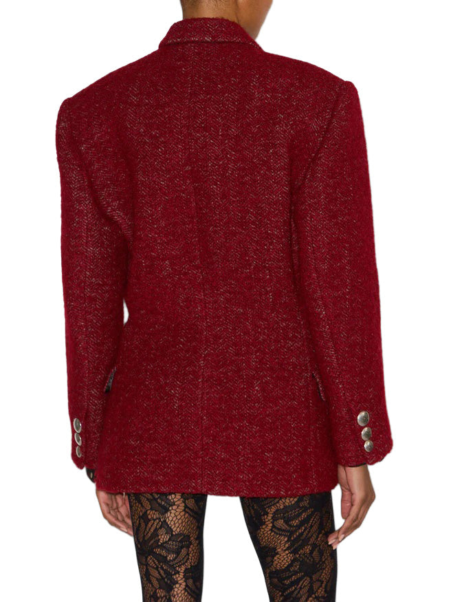 Gallie Jacket in Deep Red