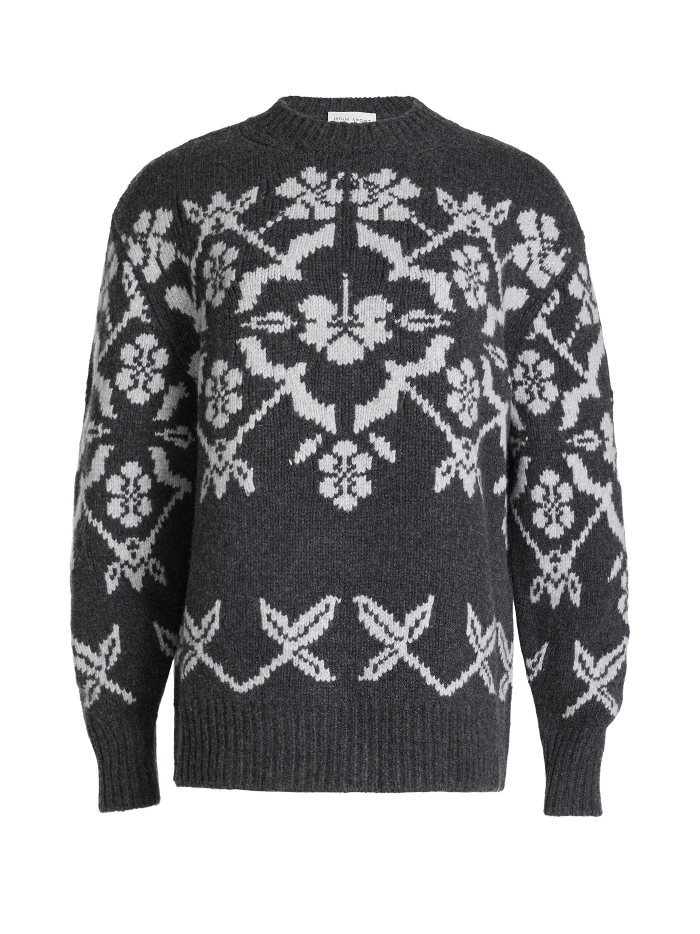 Georgia Sweater in Charcoal Combo