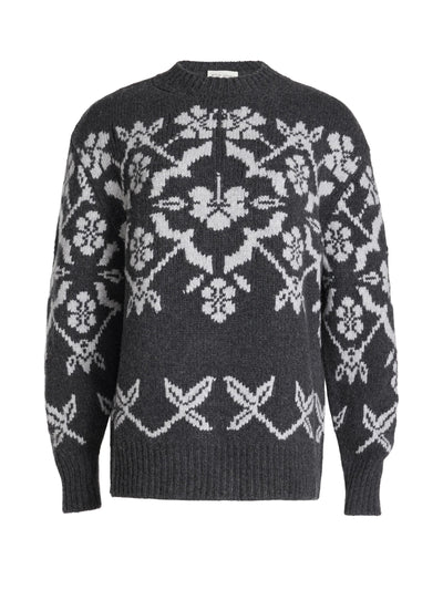 Georgia Sweater in Charcoal Combo