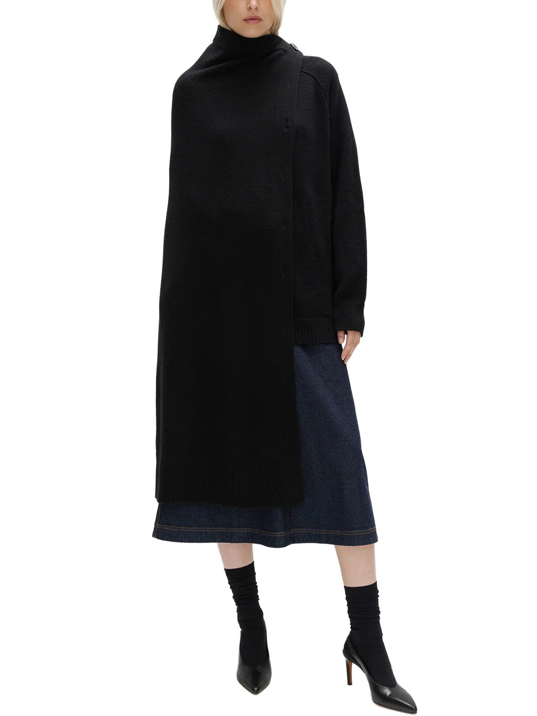 Cashmere Sweater Cape