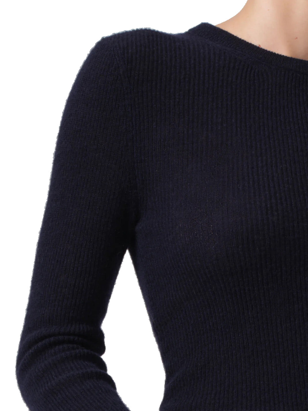 Alessia Crewneck Sweater in Navy