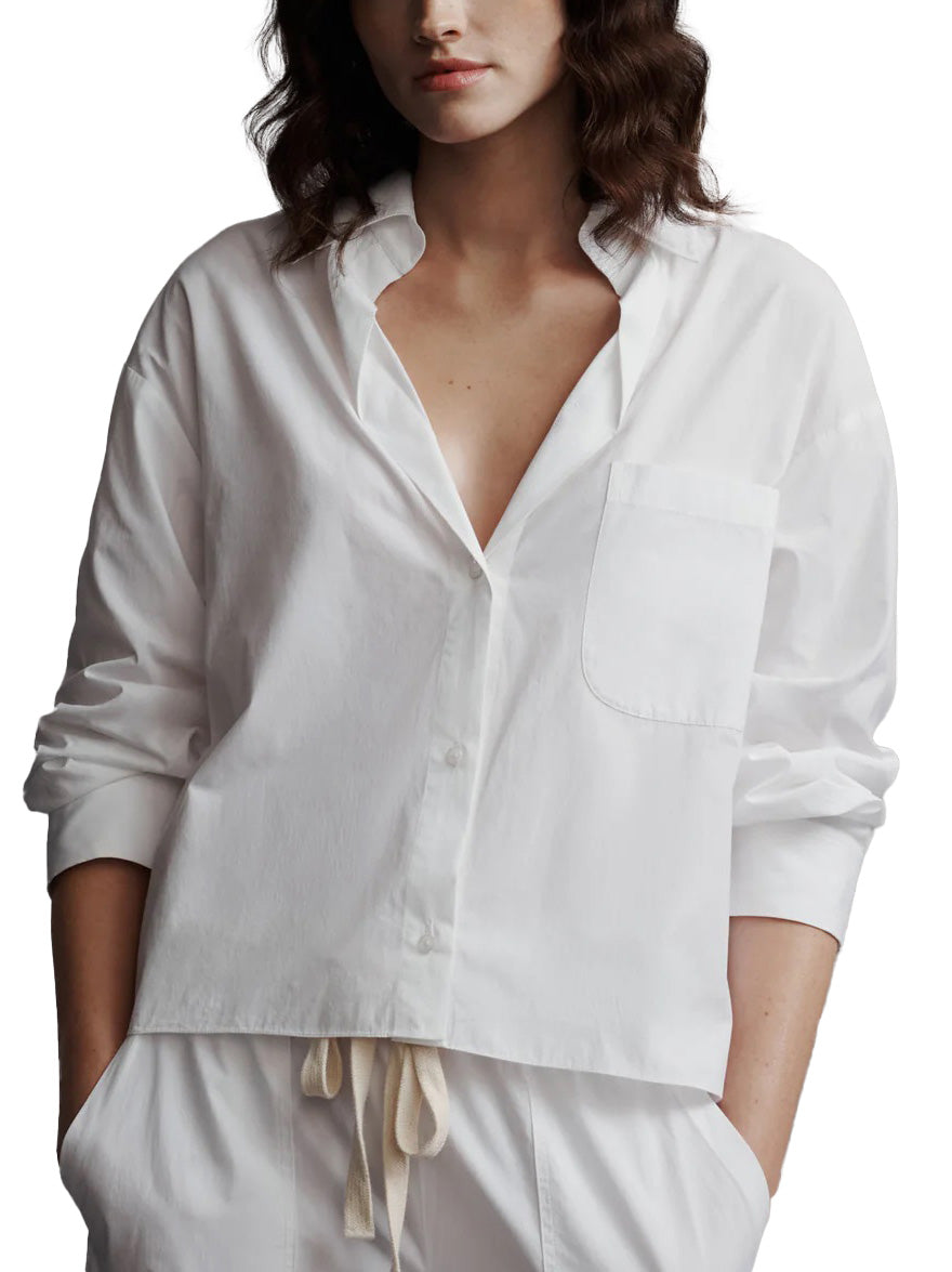 The Day After Shirt in Vintage Washed Cotton Poplin