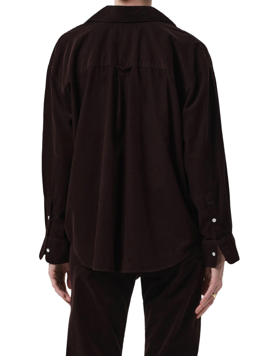 Kayla Shirt Corduroy In Barrister