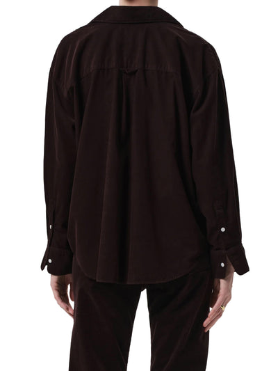 Kayla Shirt Corduroy In Barrister