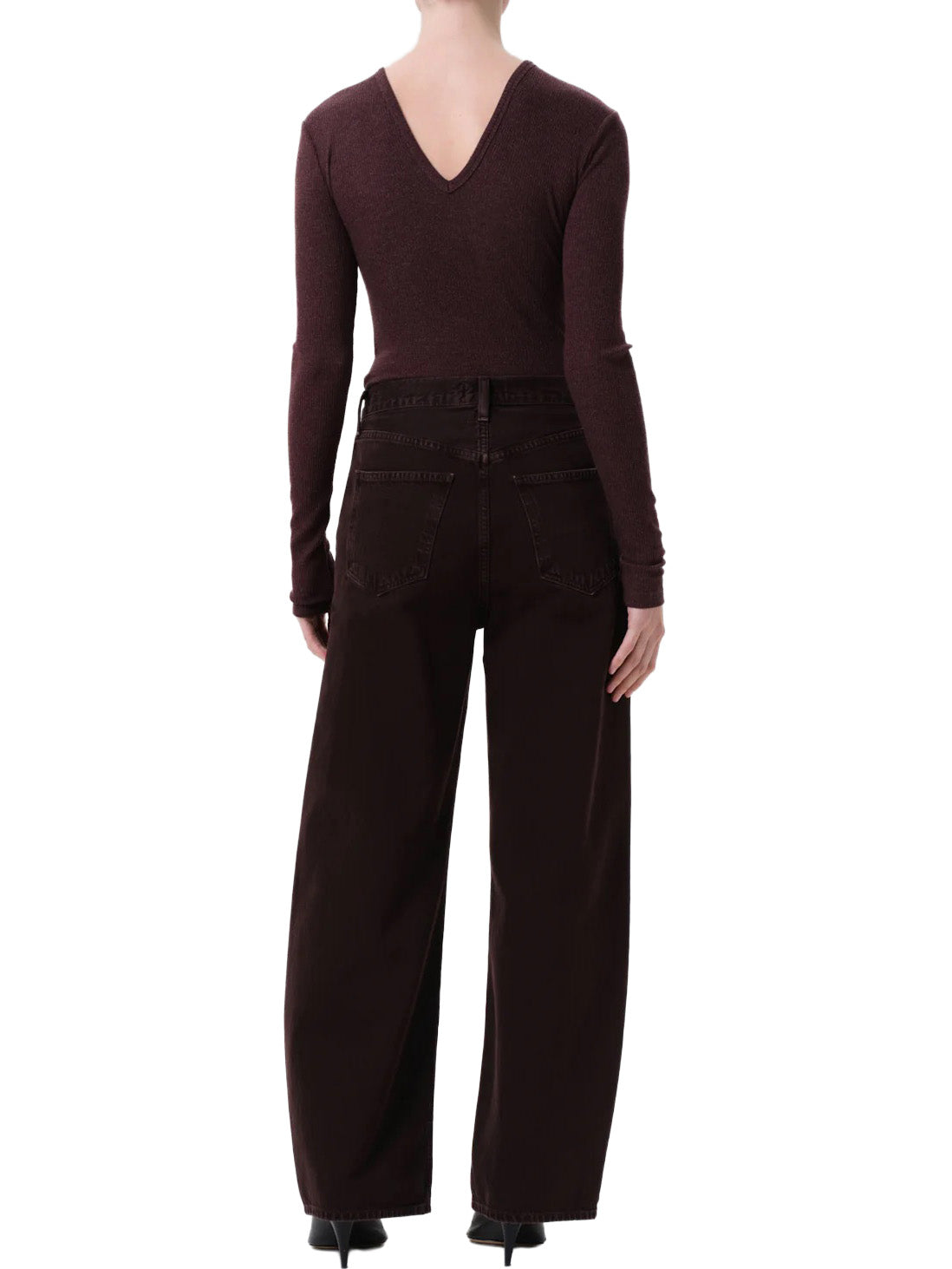 Low Curve Jean in Sloe Berry